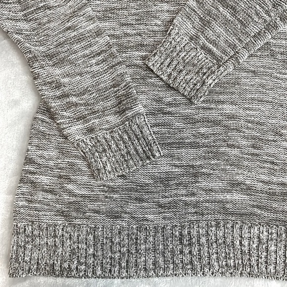 Roxy Hooded Tunic Top Marble Grey/Beige - Picture 5 of 14